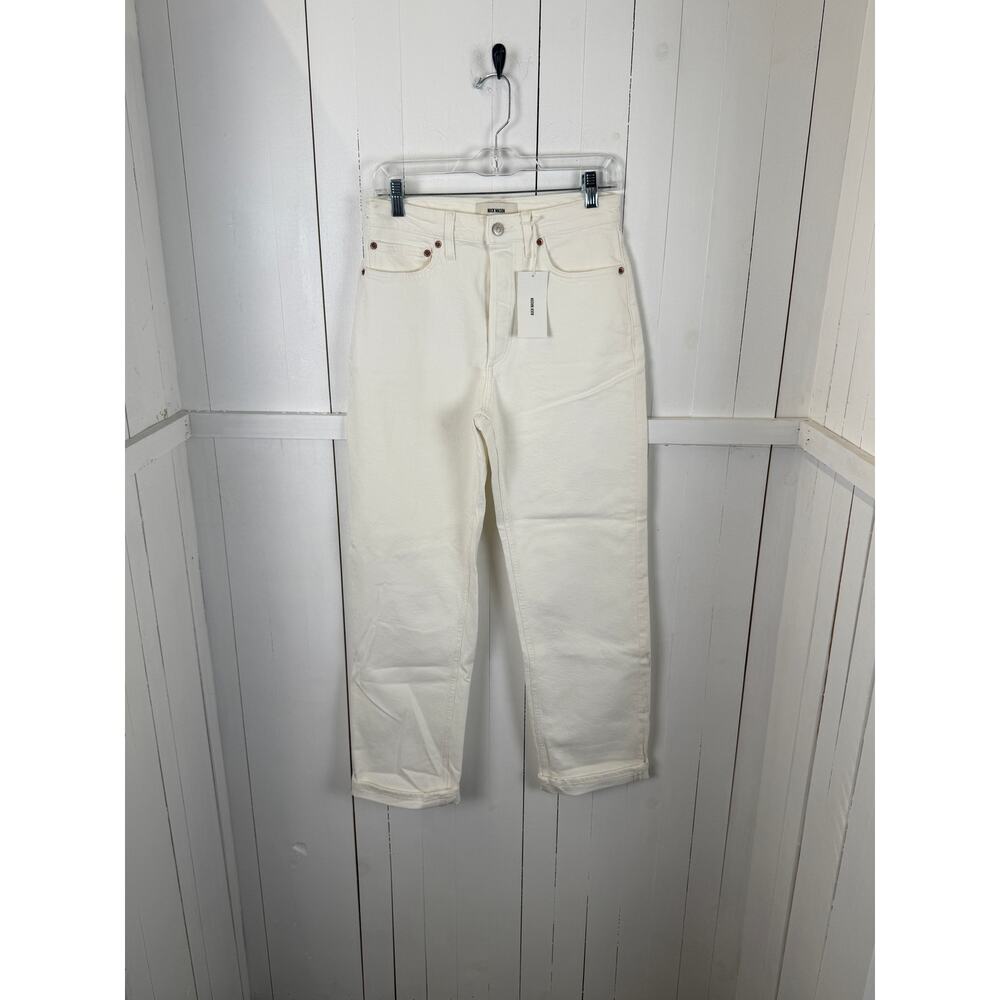Buck Mason White Cotton Dress Pants Women’s Size 28